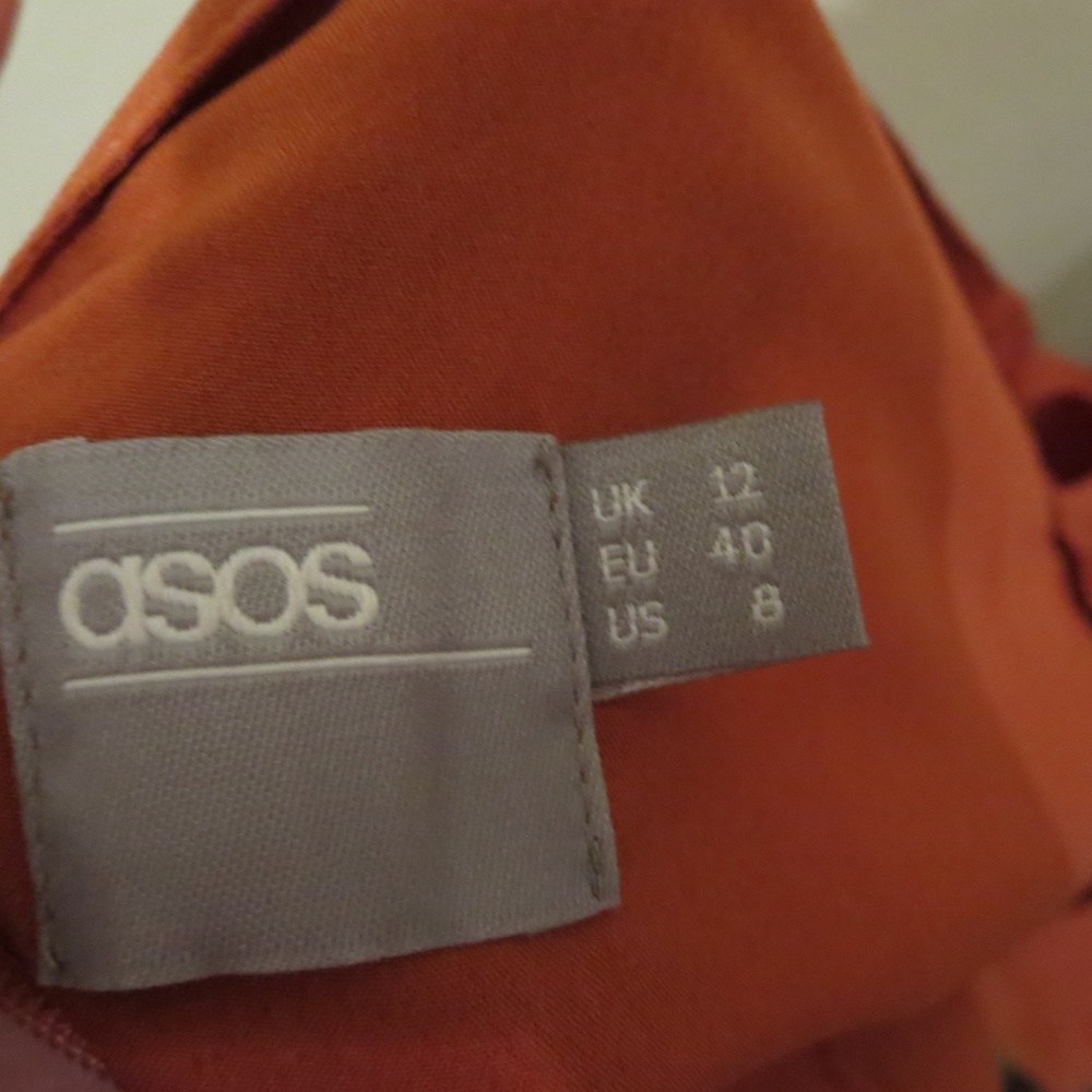 ASOS Side Cut Out Midi Dress size 8 - Picture 5 of 5